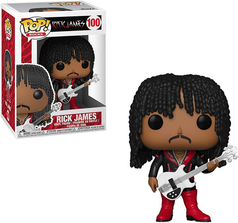Funko Pop Rocks Rick James Box Has Some Wear New