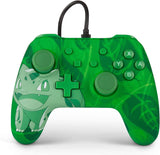 Switch Controller Enhanced Wired Power A Pokemon Bulbasaur New