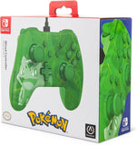 Switch Controller Enhanced Wired Power A Pokemon Bulbasaur New