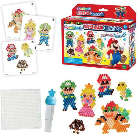 Super Mario Character Set Aquabeads New