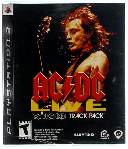 Rock Band ACDC Game Only Instruments Required PS3 Used