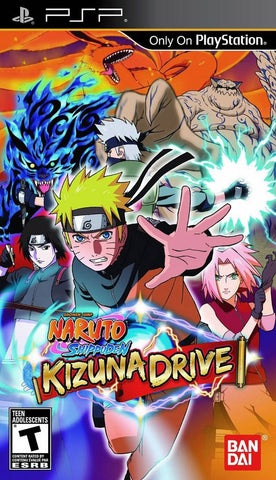 Naruto Shippuden Kizuna Drive PSP Used