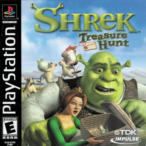 Shrek Treasure Hunt PS1 Used