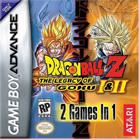 Dragon Ball Z The Legacy Of Goku I & II Gameboy Advance Used Cartridge Only