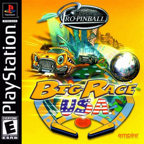 Pro Pinball Big Race USA PS1 Used