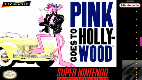 Pink Goes to Hollywood SNES Used Cartridge Only