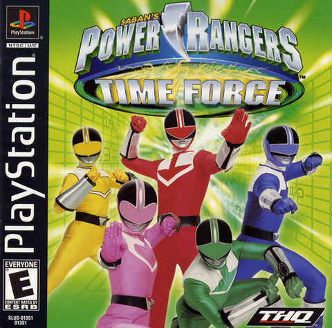 Power Rangers Time Force PS1 Used