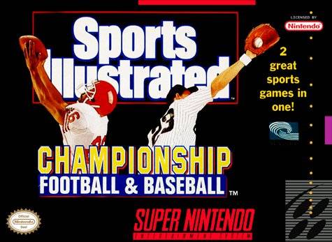 Sports Illustrated Championship Football & Baseball SNES Used Cartridge Only