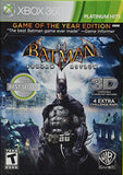 Batman Arkham Asylum Game Of The Year Edition DLC On Disc 360 New