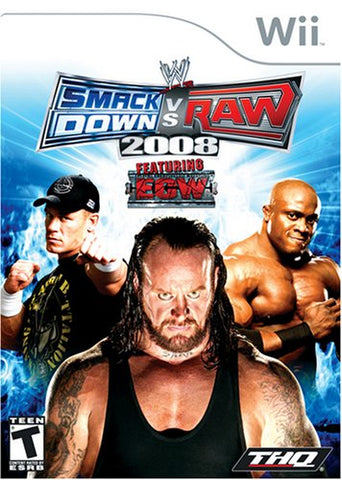 WWE Smackdown Vs Raw 2008 Wii Used