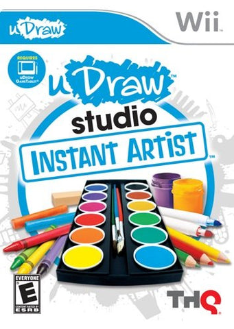 Udraw Studio Instant Artist Game Only Tablet Required Wii Used