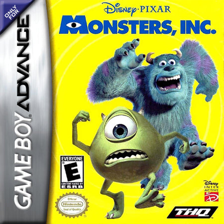 Monsters Inc Gameboy Advance Used Cartridge Only