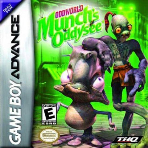 Oddworld Munchs Oddysey Gameboy Advance Used Cartridge Only