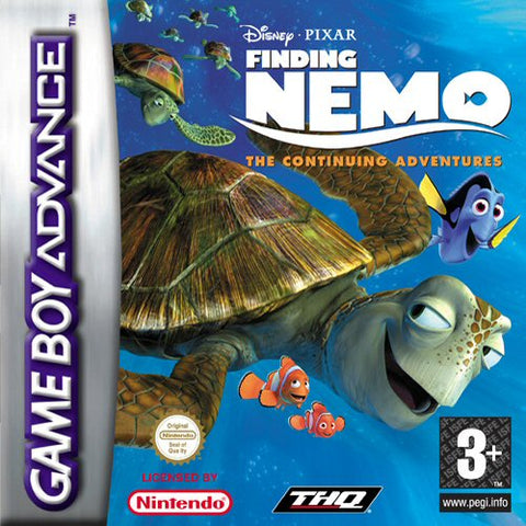 Finding Nemo Continuing Adventures Gameboy Advance Used Cartridge Only