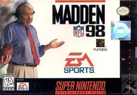Madden 98 SNES Used Cartridge Only