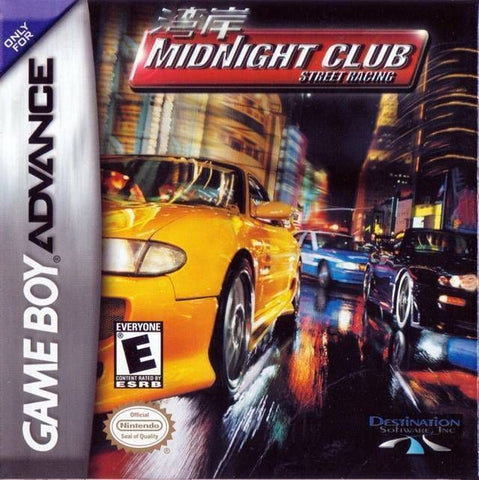 Midnight Club Street Racing Gameboy Advance Used Cartridge Only