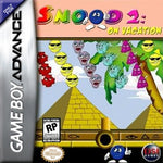 Snood 2 On Vacation Gameboy Advance Used Cartridge Only