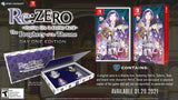 Re Zero The Prophecy Of Thrones Day One Edition Switch New