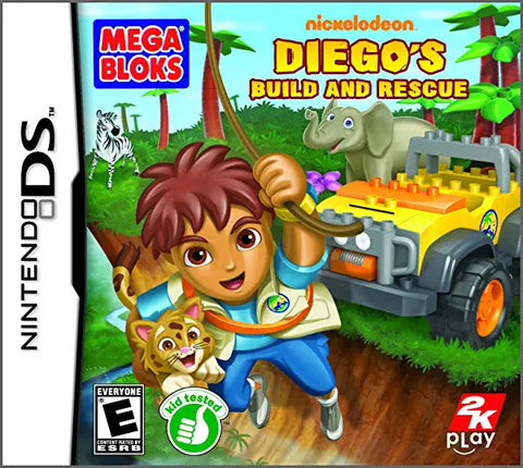 Go Diego Go Mega Bloks Diegos Build & Rescue DS Used Cartridge Only