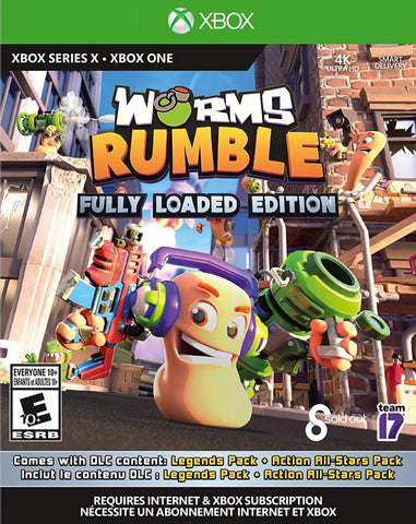 Worms Rumble Fully Loaded Edition Internet & Xbox Subscription Required Xbox Series X Xbox One Used