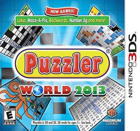 Puzzler World 2013 3DS Used