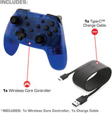 Switch Controller Wireless Nyko Core Controller Blue New