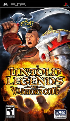 Untold Legends The Warriors Code PSP Disc Only Used