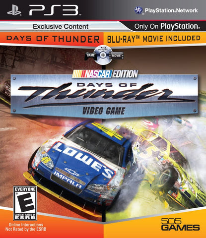 Days Of Thunder Game & Movie PS3 Used