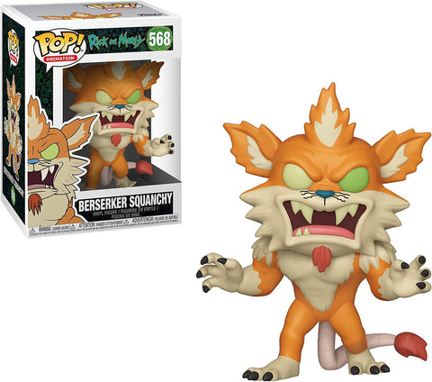 Funko Pop Rick and Morty Berserker Squanchy New