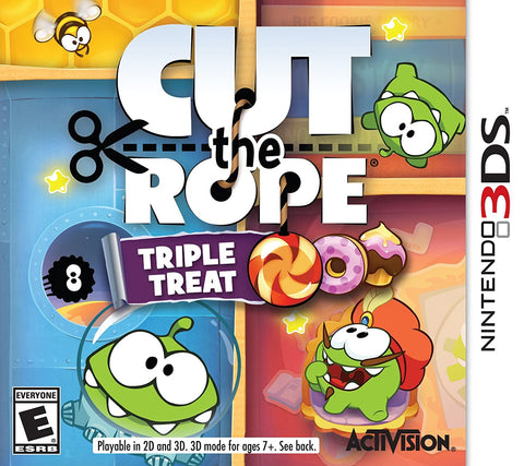 Cut The Rope Triple Treat 3DS Used Cartridge Only