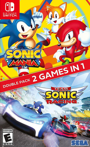 Sonic Mania And Team Sonic Racing Double Pack Switch New