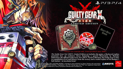 Guilty Gear Xrd Sign Limited Edition PS3 New