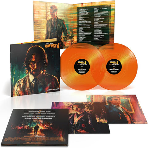 Tyler Bates and Joel J Richard - John Wick Chapter 4 (2lp Transparent Orange) Vinyl New