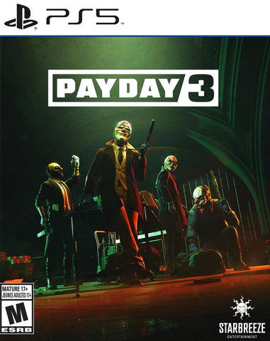 Payday 3 Online Only PS5 New