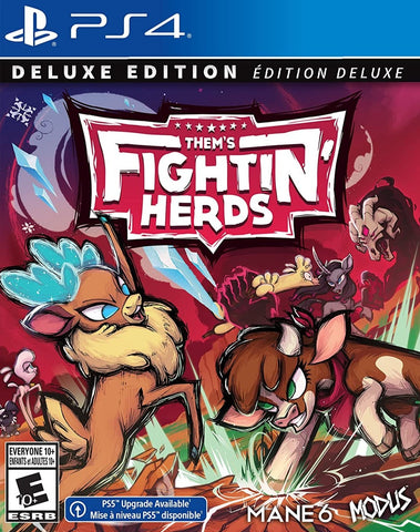 Thems Fighting Herds Deluxe Edition PS4 New