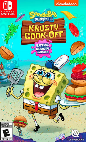 Spongebob Krusty Cookoff Extra Krusty Edition Switch New