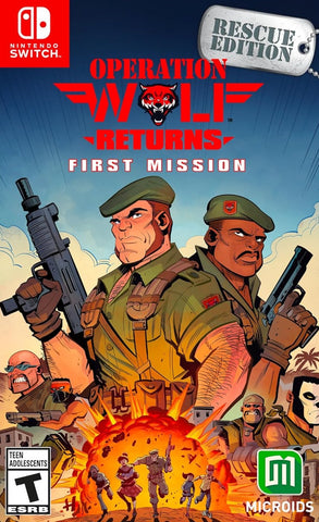 Operation Wolf Returns First Mission Rescue Edition Switch New