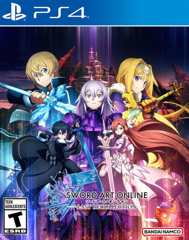 Sword Art Online Last Recollection PS4 New