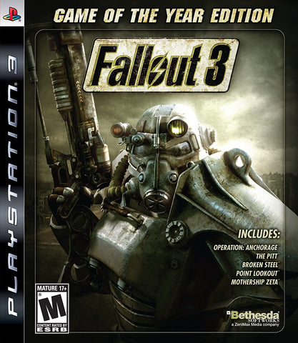 Fallout 3 GOTY Edition DLC On Disc PS3 Used