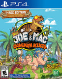 New Joe & Mac Caveman Ninja T-Rex Edition PS4 New