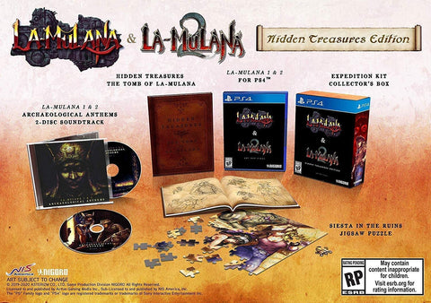 La Mulana 1 and 2 Hidden Treasures Edition PS4 New