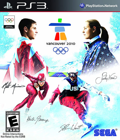 Vancouver 2010 Official Video Game PS3 Used