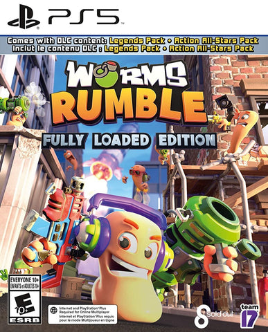 Worms Rumble Fully Loaded Edition Internet & Playstation Plus Required PS5 New