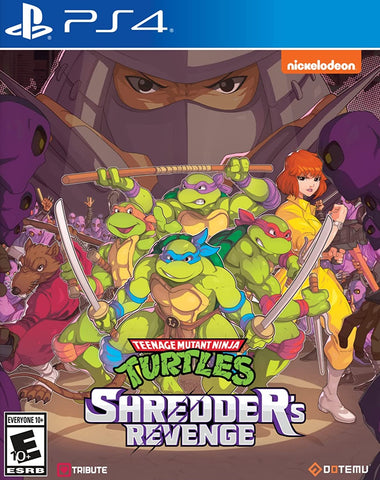 Teenage Mutant Ninja Turtles Shredders Revenge PS4 New