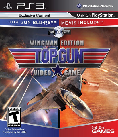 Top Gun Wingman Blu Ray Combo PS3 New