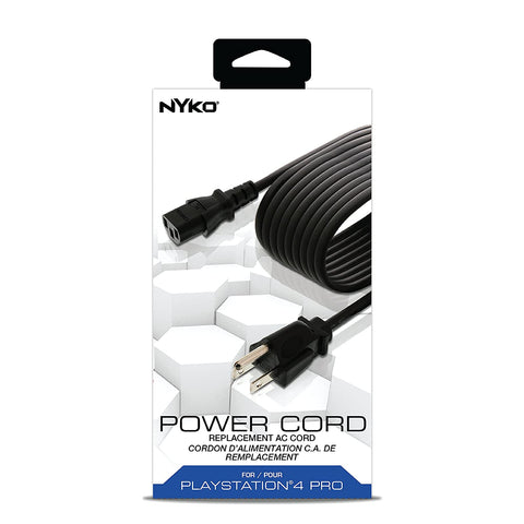 PS4 Pro Power Cable 3 Prong Nyko New