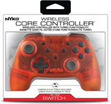 Switch Controller Wireless Nyko Core Controller Red with Turbo Function New