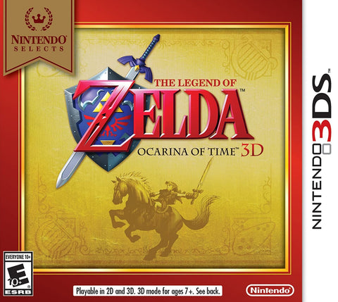 Zelda Ocarina Of Time 3D Nintendo Selects 3DS Used