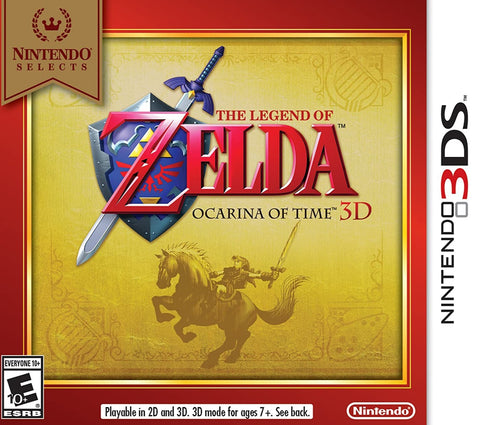 Zelda Ocarina Of Time 3D Nintendo Selects 3DS New