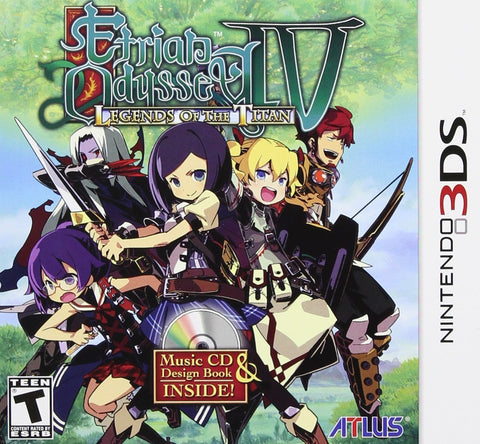 Etrian Odyssey IV Legends Of The Titan Launch Edition 3DS Used